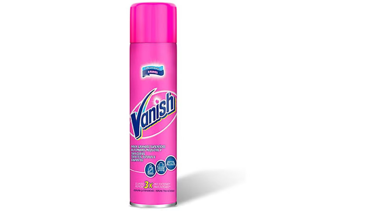 Vanish para eliminar manchas de sangre de alfombras