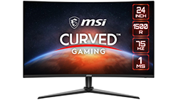 prod Monitor 'gaming' curvo MSI G243CV por 89 euros