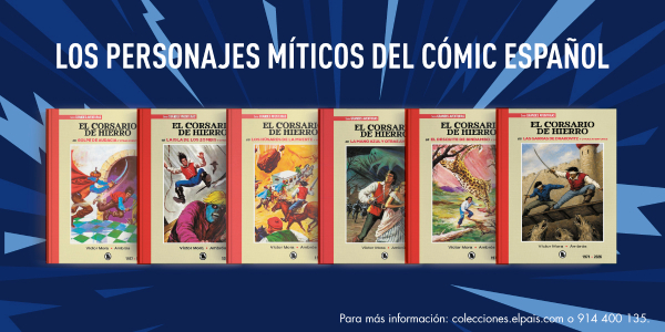 Los cinco volúmenes anteriores de El Corsario de Hierro.