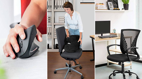 12 productos ergonómicos para prevenir dolores durante el teletrabajo