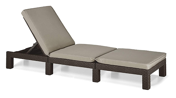 Tumbona de jardín Keter Daytona, con cuatro niveles de altura