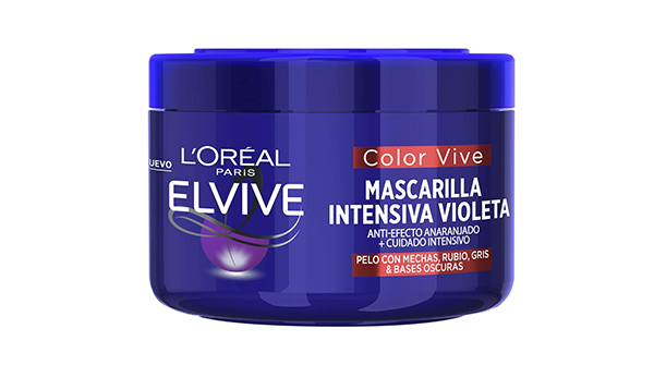1. Mascarilla intensiva violeta, de L'Oreal Paris Elvive