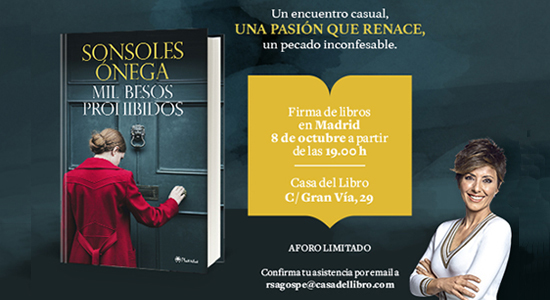 Evento con Sonsoles Ónega en Casa del Libro