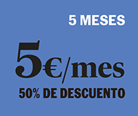 5 MESES POR 5 € / mes