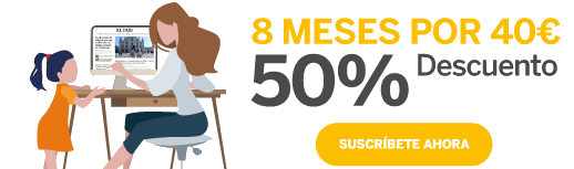 8 meses 40 €. 50% de descuento. Suscríbete ahora