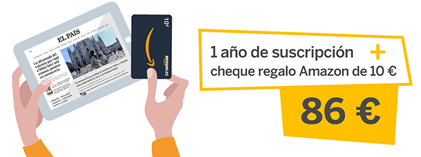 1 año de suscripción + cheque regalo Amazon de 10 € por 86 €