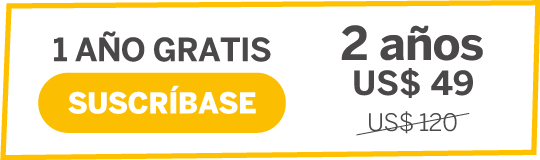 2 años por por US$ 49. 1 año gratis. Suscríbase