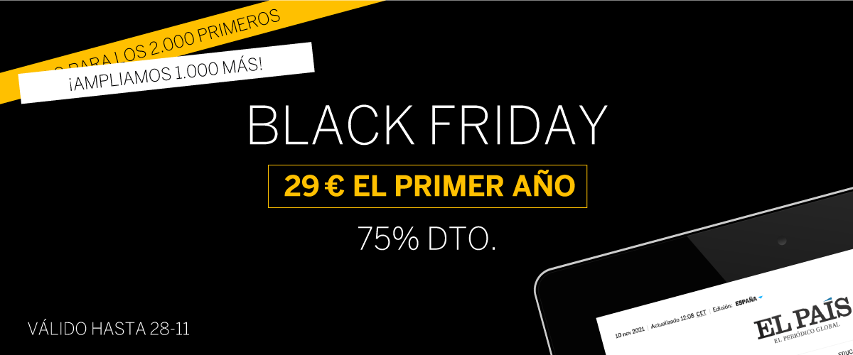 Black Friday - 75% de descuento - Válido hasta 28/11