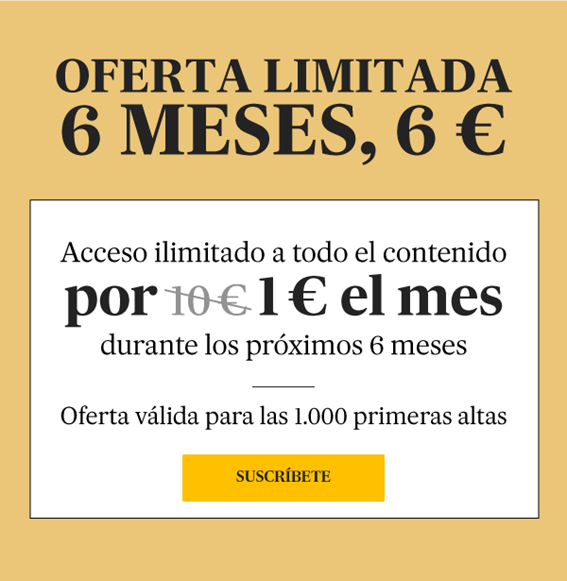 Oferta limitada: 6 meses por 6 €