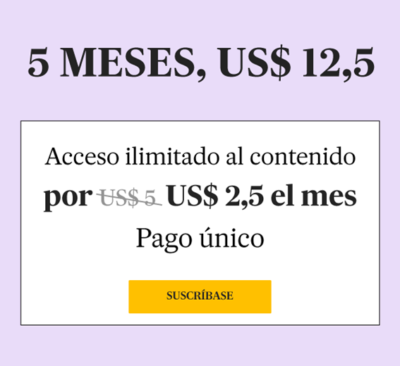 5 meses, US$ 12,5