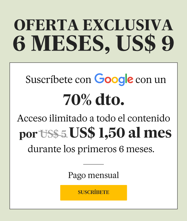 6 MESES POR US$ 9