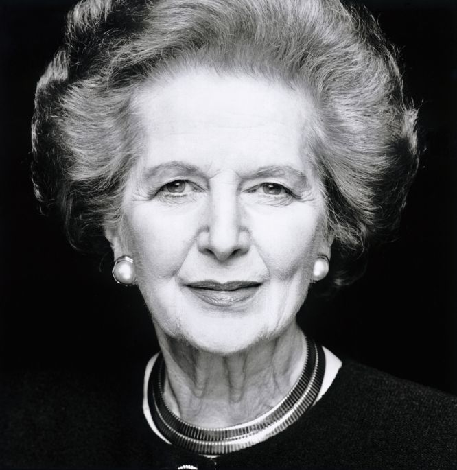 Margaret Thatcher en 2004.