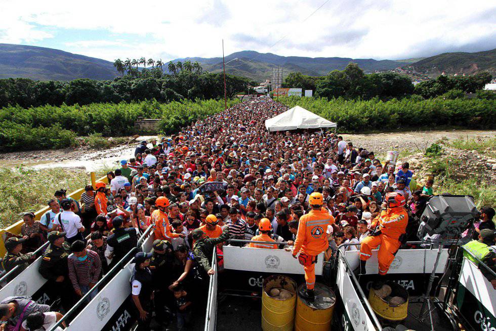 Resultado de imagem para La situaciÃ³n en la frontera entre Venezuela y Colombia