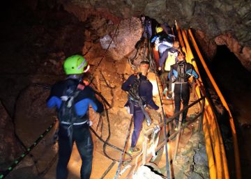 En marcha la operación de rescate de los niños tailandeses atrapados en una cueva
