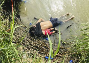 La foto de un padre y su hija ahogados en la frontera mexicana ilustra el drama migratorio