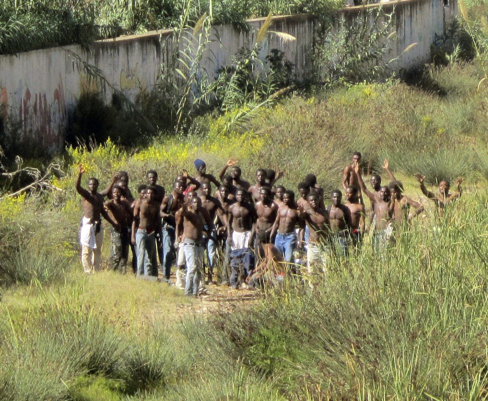 Fotos Entrada Masiva De Inmigrantes En Melilla España El PaÍs