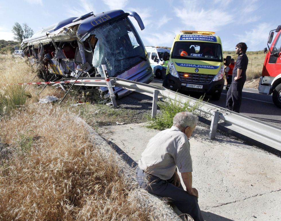 Fotos Accidente De Autobús En Ávila España El PaÍs