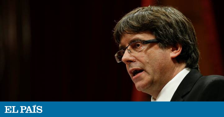 Puigdemont decía antes de declarar la independencia que hacerlo “sería devastador” para Cataluña - EL PAIS