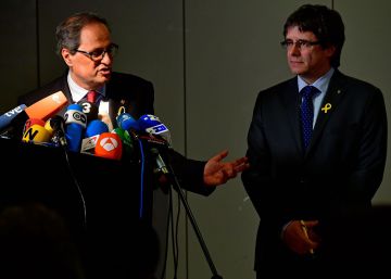 Torra pide a Rajoy que levante la intervención financiera en Cataluña
