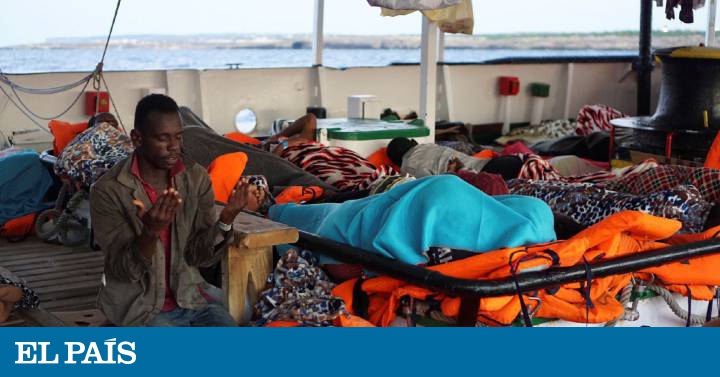 Migrant Crisis Conditions On Spanish Rescue Ship Open Arms - 