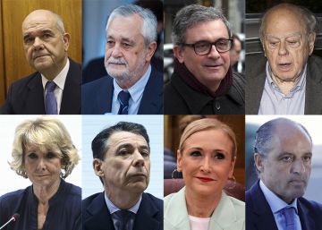 Nueve expresidentes de las cuatro autonomías más pobladas están imputados o pendientes de sentencia
