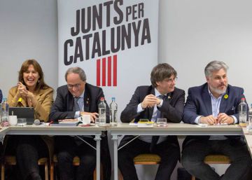 Puigdemont y Torra reúnen en Bruselas a la cúpula de Junts per Catalunya