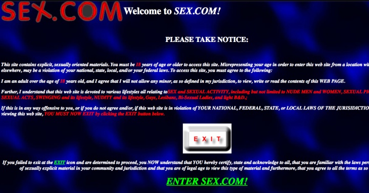 La historia del robo de Sex. com, el dominio que llegÃ³ a ingresar 100  millones de dÃ³lares | Verne EL PAÃS